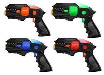 set of 4 laser tag guns