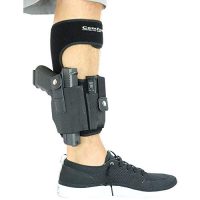 ComfortTac Ankle Holster with Calf Strap and Spare Magazine Pouch for Concealed Carry