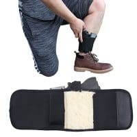 Neoprene Ankle Holster with Padding for Concealed Carry, Spare Magazine Pouch & Extra Elastic Secure Strap