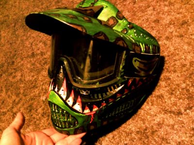 Painted Paintball Mask